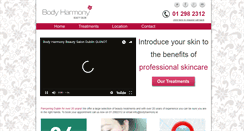 Desktop Screenshot of bodyharmony.ie